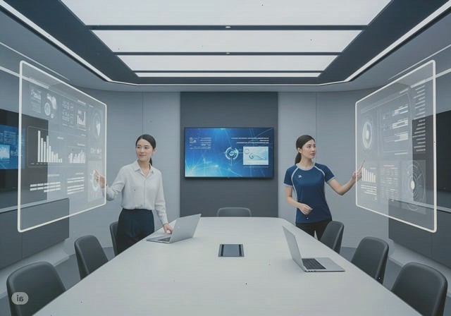 En person som installerer programvare på en bærbar datamaskin